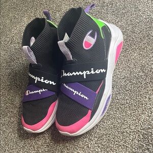 Champion' Black and Pink Sneakers